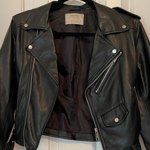 Zara leather jacket
